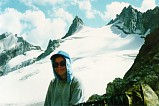 Света на фоне ледника Чаулучат